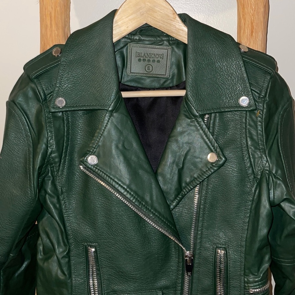 NWOT Blank NYC Faux Leather Motorcycle Jacket